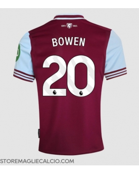 West Ham United Jarrod Bowen #20 Maglia Gara Casa Repliche 2024-25 Maniche Corte